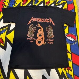 Vintage Metallica “Metal Up Your A**” 1992 Tour Black T-Shirt